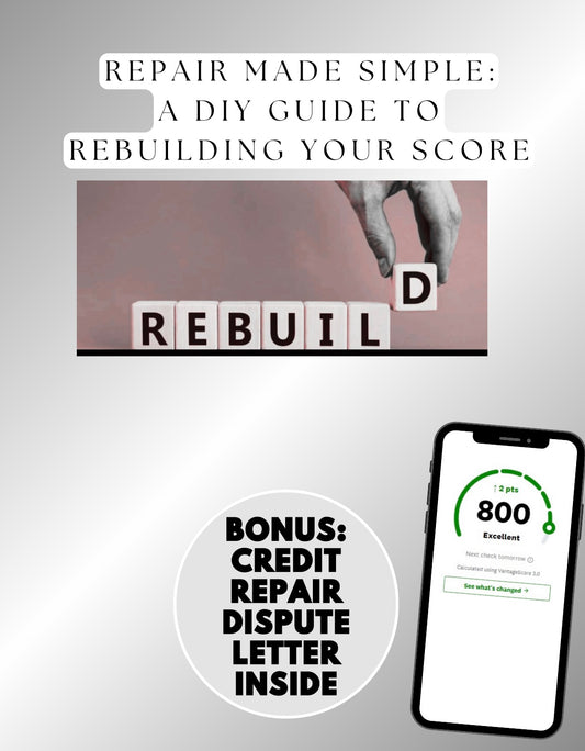 Repair Made Simple: 47 Pages: A DIY Guide To Rebuilding Your Score